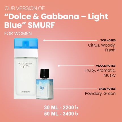 Our Version Of "Dolce & Gabbana - Light Blue" SMURF