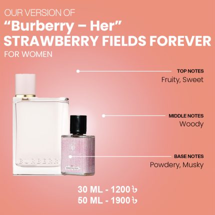 Our Version Of "Burberry - Her" STRAWBERRY FIELDS FOREVER