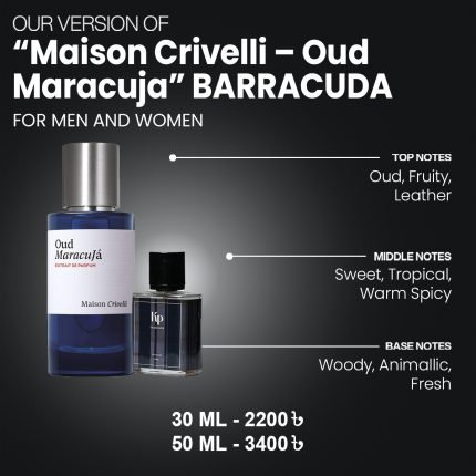 Our Version Of "Maison Crivelli - Oud Maracuja" BARRACUDA
