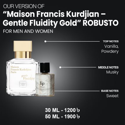 Our Version Of "Maison Francis Kurdjian - Gentle Fluidity Gold" ROBUSTO