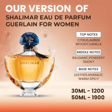 Our Version Of "Guerlain - Shalimar"