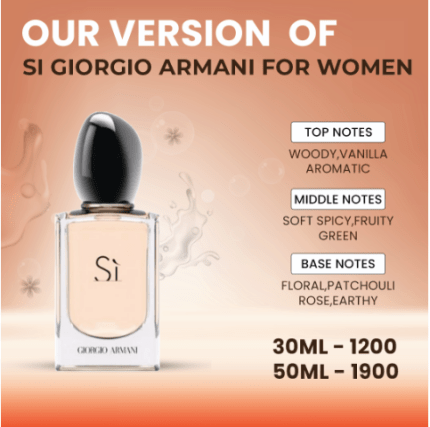 Our Version Of "Giorgio Armani - Si"