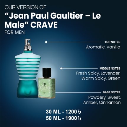 Our Version Of "Jean Paul Gaultier - Le Male" CRAVE