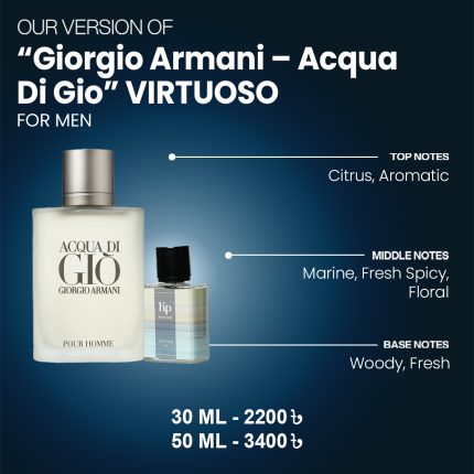 Our Version Of "Giorgio Armani - Acqua Di Gio" VIRTUOSO