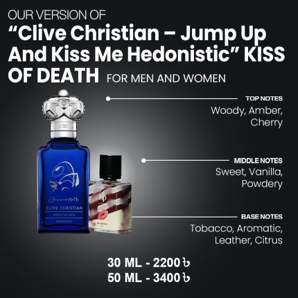 Our Version Of "Clive Christian - Jump Up And Kiss Me Hedonistic" KISS OF DEATH
