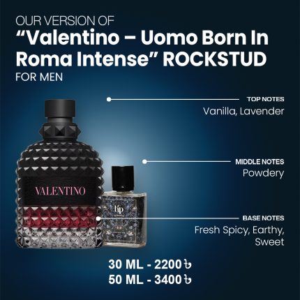 Our Version Of "Valentino - Uomo Born In Roma Intense" ROCKSTUD