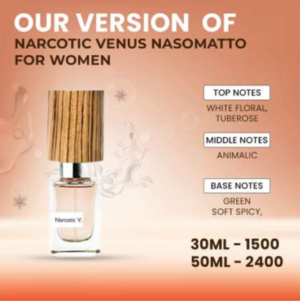 Our Version Of "Nasomatto - Narcotic Venus"